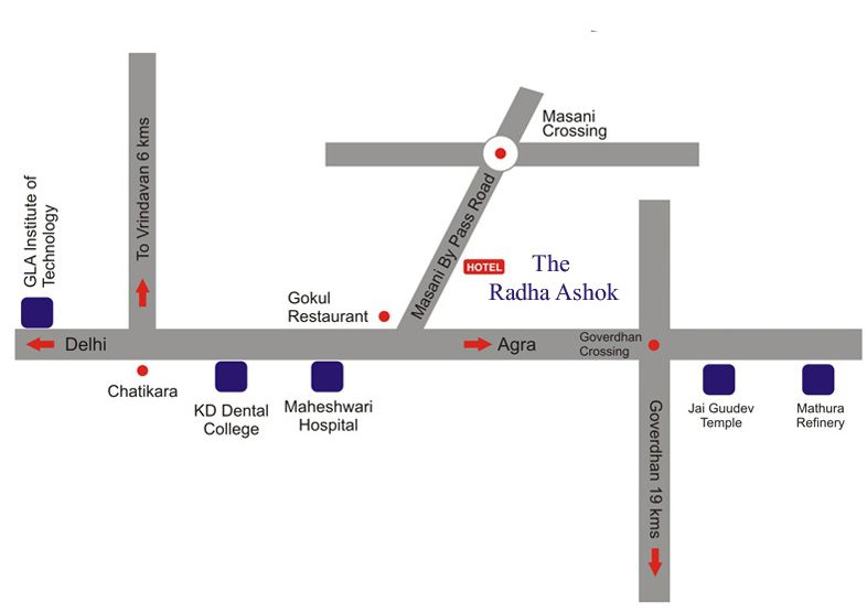 Shri Radha Brij Vasundhara Resort & Spa Govardhan Ngoại thất bức ảnh